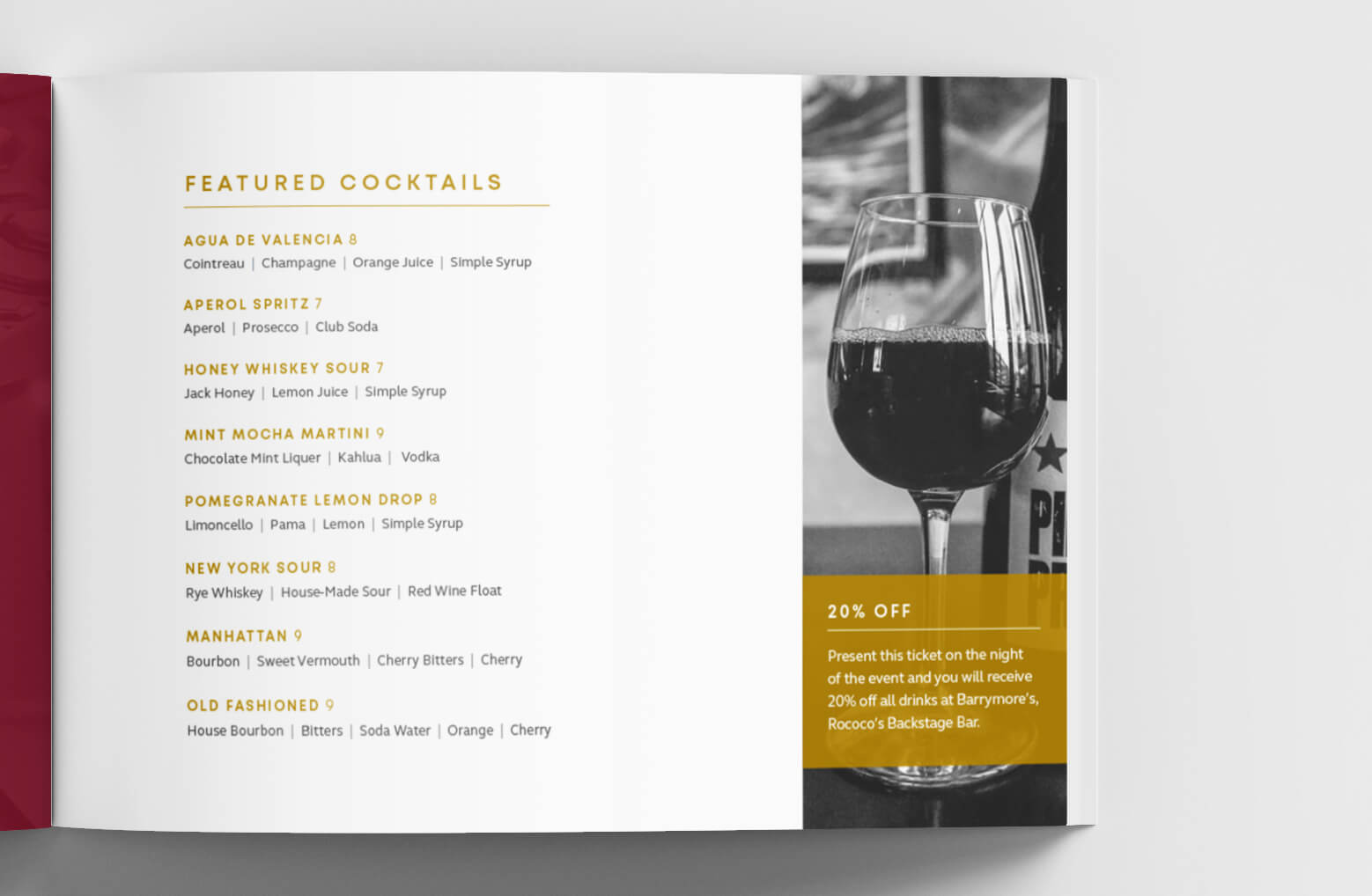 Photo of the Rococo Theatre brochure