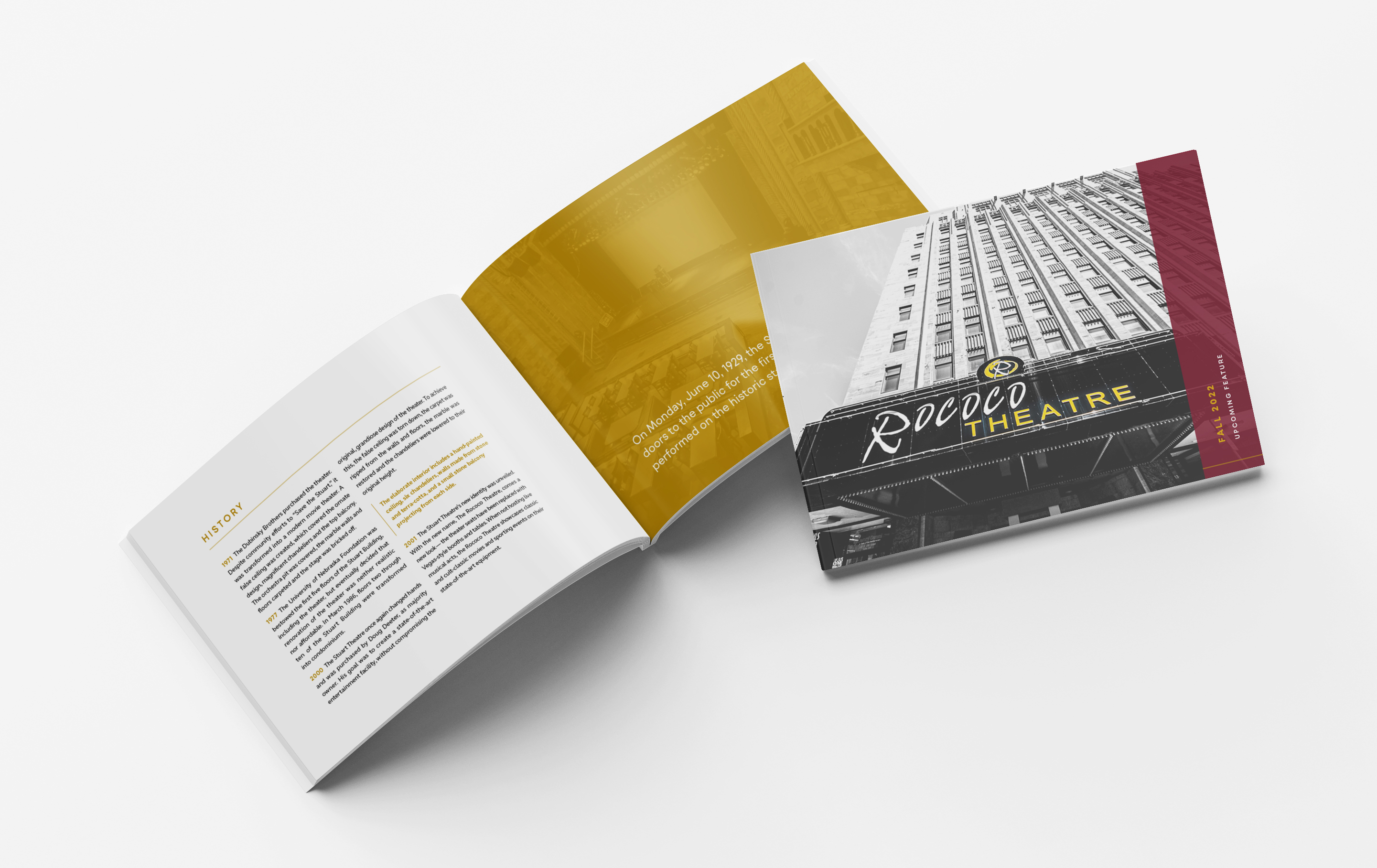 Photo of the Rococo Theatre brochure